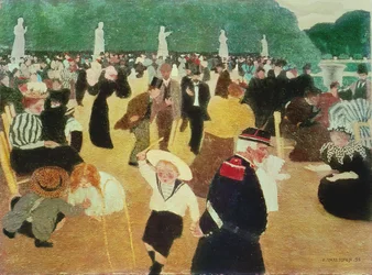 Les jardins du Luxembourg, 1895